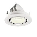 SLV LED Loft Indbygningslampe NUMINOS® GIMBLE S, 4000K, 55°, hvid