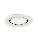SLV LED Loft Indbygningslampe NUMINOS® GIMBLE S, 4000K, 55°, hvid