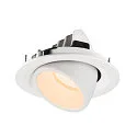 SLV LED Loft Indbygningslampe NUMINOS® GIMBLE M, 2700K, 40°, hvid
