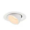 SLV LED Loft Indbygningslampe NUMINOS® GIMBLE M, 2700K, 40°, hvid