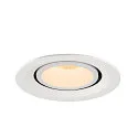 SLV LED Loft Indbygningslampe NUMINOS® GIMBLE M, 2700K, 55°, hvid