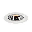 SLV LED Loft Indbygningslampe NUMINOS® GIMBLE M, 2700K, 55°, hvid/chrom
