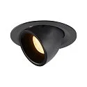 LED Loft Indbygningslampe NUMINOS® GIMBLE M, 3000K, 40°, sort