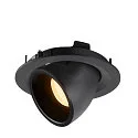 SLV LED Ceiling recessed luminaire NUMINOS® GIMBLE M, 3000K, 40°, black
