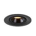 SLV LED Ceiling recessed luminaire NUMINOS® GIMBLE M, 3000K, 40°, black