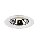 SLV LED Loft Indbygningslampe NUMINOS® GIMBLE M, 3000K, 55°, hvid/chrom