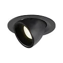 LED Loft Indbygningslampe NUMINOS® GIMBLE M, 4000K, 40°, sort