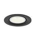 SLV LED Ceiling recessed luminaire NUMINOS® GIMBLE M, 4000K, 55°, black/white