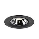 SLV LED Loft Indbygningslampe NUMINOS® GIMBLE M, 4000K, 55°, sort/chrom