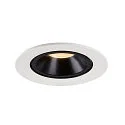 SLV LED Loft Indbygningslampe NUMINOS® GIMBLE L, 2700K, 40°, hvid/sort