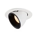 LED Loft Indbygningslampe NUMINOS® GIMBLE L, 2700K, 55°, hvid/sort