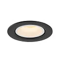 SLV LED Ceiling recessed luminaire NUMINOS® GIMBLE L, 3000K, 20°, black/white