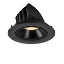 SLV LED Loft Indbygningslampe NUMINOS® GIMBLE L, 3000K, 55°, sort