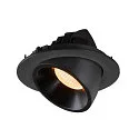 SLV LED Loft Indbygningslampe NUMINOS® GIMBLE L, 3000K, 55°, sort