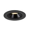 SLV LED Loft Indbygningslampe NUMINOS® GIMBLE L, 3000K, 55°, sort