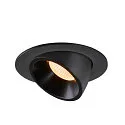 SLV LED Loft Indbygningslampe NUMINOS® GIMBLE L, 3000K, 55°, sort
