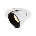 LED Loft Indbygningslampe NUMINOS® GIMBLE L, 3000K, 40°, hvid/sort