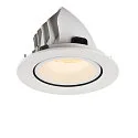SLV LED Loft Indbygningslampe NUMINOS® GIMBLE L, 3000K, 55°, hvid