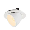 SLV LED Loft Indbygningslampe NUMINOS® GIMBLE L, 3000K, 55°, hvid