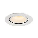 SLV LED Loft Indbygningslampe NUMINOS® GIMBLE L, 3000K, 55°, hvid