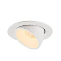 SLV LED Loft Indbygningslampe NUMINOS® GIMBLE L, 3000K, 55°, hvid