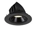 LED Ceiling recessed luminaire NUMINOS® GIMBLE L, 4000K, 20°, black