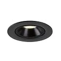 LED Ceiling recessed luminaire NUMINOS® GIMBLE L, 4000K, 20°, black