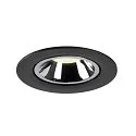 SLV LED Ceiling recessed luminaire NUMINOS® GIMBLE L, 4000K, 20°, black/chrome