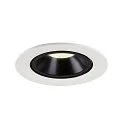 SLV LED Loft Indbygningslampe NUMINOS® GIMBLE L, 4000K, 55°, hvid/sort