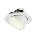 SLV LED Loft Indbygningslampe NUMINOS® GIMBLE L, 4000K, 55°, hvid