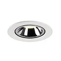 SLV LED Loft Indbygningslampe NUMINOS® GIMBLE L, 4000K, 55°, hvid/chrom