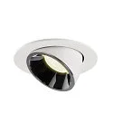 SLV LED Loft Indbygningslampe NUMINOS® GIMBLE L, 4000K, 55°, hvid/chrom