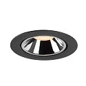 SLV LED Loft Indbygningslampe NUMINOS® GIMBLE XL, 2700K, 55°, sort/chrom