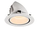 SLV LED Loft Indbygningslampe NUMINOS® GIMBLE XL, 2700K, 20°, hvid