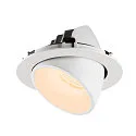 SLV LED Loft Indbygningslampe NUMINOS® GIMBLE XL, 2700K, 20°, hvid