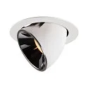 LED Loft Indbygningslampe NUMINOS® GIMBLE XL, 2700K, 55°, hvid/chrom