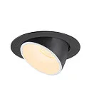 SLV LED Loft Indbygningslampe NUMINOS® GIMBLE XL, 3000K, 20°, sort/hvid