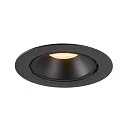 SLV LED Ceiling recessed luminaire NUMINOS® GIMBLE XL, 3000K, 40°, black