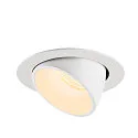 SLV LED Loft Indbygningslampe NUMINOS® GIMBLE XL, 3000K, 20°, hvid