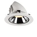 SLV LED Loft Indbygningslampe NUMINOS® GIMBLE XL, 3000K, 40°, hvid/chrom