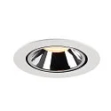 SLV LED Loft Indbygningslampe NUMINOS® GIMBLE XL, 3000K, 40°, hvid/chrom