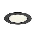 SLV LED Ceiling recessed luminaire NUMINOS® GIMBLE XL, 4000K, 20°, black/white