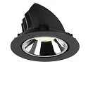 SLV LED Loft Indbygningslampe NUMINOS® GIMBLE XL, 4000K, 20°, sort/chrom