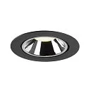 SLV LED Loft Indbygningslampe NUMINOS® GIMBLE XL, 4000K, 20°, sort/chrom