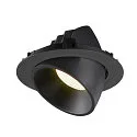 SLV LED Loft Indbygningslampe NUMINOS® GIMBLE XL, 4000K, 40°, sort