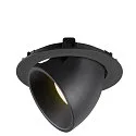 SLV LED Loft Indbygningslampe NUMINOS® GIMBLE XL, 4000K, 40°, sort