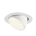 SLV LED Loft Indbygningslampe NUMINOS® GIMBLE XL, 4000K, 20°, hvid