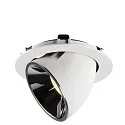 SLV LED Ceiling recessed luminaire NUMINOS® GIMBLE XL, 4000K, 55°, white/chrome