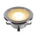 SLV LED Gulvindbygningslampe DASAR FLAT 120 EL, 7W, 4000K, rustfrit stål