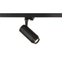 SLV LED 3-faset spot NUMINOS® ZOOM M PHASE, 20W, 4000K, 15°, sort